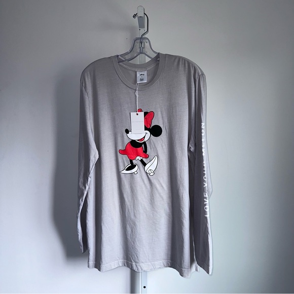 Disney X Love Your Melon Minnie Mouse Long Sleeve T Shirt Size Medium NEW - Picture 4 of 7
